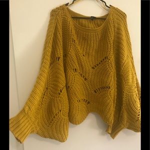 Yellow oversized sweater